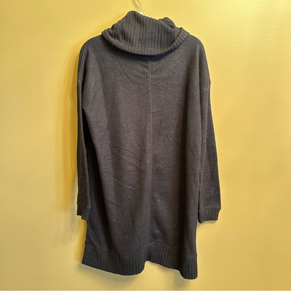 Lulus Autumn Daze Black Cowl Neck Long Sleeve Sweater Dress - Picture 8 of 9